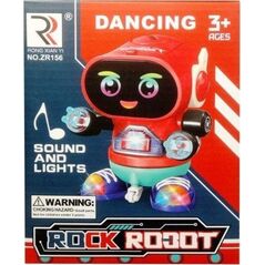 Robot tańczący z muzyką i światłami