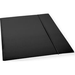 Teczka A4 z gumką lakier czarna 300gsm (10szt)