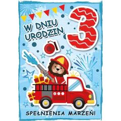 Karnet Urodziny 3