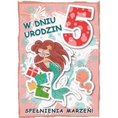 Karnet Urodziny 5