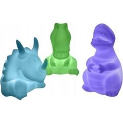 Lampki dinozaury zmieniające kolor 3szt