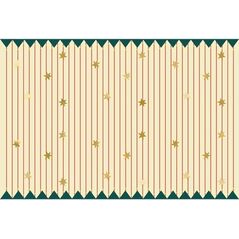 Obrus papierowy Pasy z gwiazdkami 180x120cm