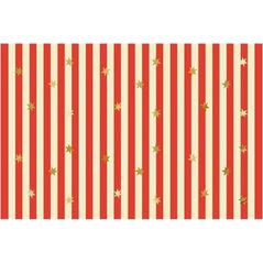 Obrus papierowy Pasy z gwiazdkami 180x120cm