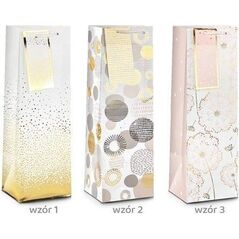 Torba prezentowa Ślub Gold 45x33x10cm MIX