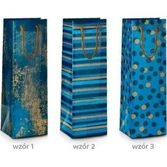Torba prezentowa Grand Deep Blue 36x12x10cm MIX