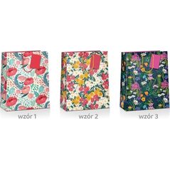 Torba prezentowa Flower 45x33x10cm MIX