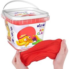 Zestaw lekkiej powietrznej ciastoliny czerw 910ml