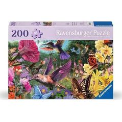 Puzzle XL 200 Kwiaty i motyle