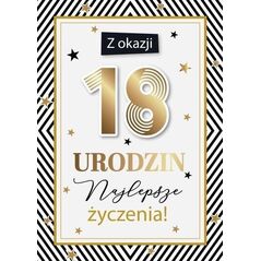 Karnet Urodziny 18