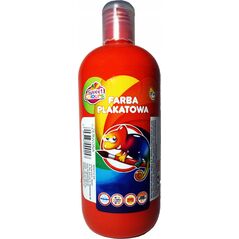 Farba plakatowa czerwona 500ml