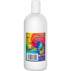 Farba plakatowa biała 500ml