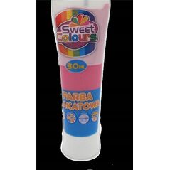 Farba plakatowa w tubie róż 30ml