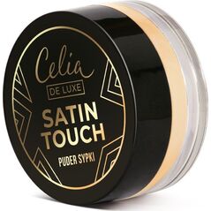 Celia Celia De Luxe Puder sypki Satin Touch nr 10 Transparentny Matt 10g