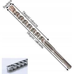 Wiertło Makita MAKITA WIERTŁO SDS NEMESIS"2"  12*310mm