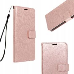 ForCell Kabura Forcell MEZZO Book do SAMSUNG Galaxy A12 mandala złoty róż