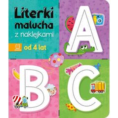 Aksjomat Książeczka Literki malucha z naklejkami. Od 4 lat