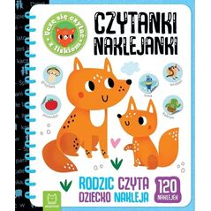 Aksjomat Czytanki-naklejanki Uczę się czytać z liskie 39396