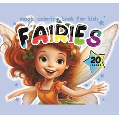 Teka Kolorowanka 140x140 Wróżki Fairies niebieska
