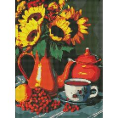Norimpex Diamentowa mozaika - Podwieczorek w lecie 30x40cm