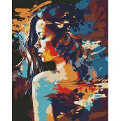 Norimpex Diamentowa mozaika - Tajemnicza dziewczyna 40x50cm