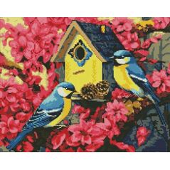 Norimpex Diamentowa mozaika - Przytulna ptaszarnia 40x50cm