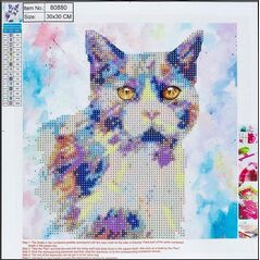 Norimpex Diamentowa mozaika 5D - Cat 30x30 80880