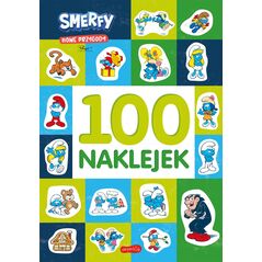 HarperCollins 100 naklejek Smerfy nowe przygody 86404