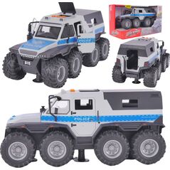 Maksik Pojazd 8-kołowy policja 27cm św/dźw RJ5529B 07114