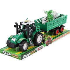Trifox TRAKTOR Z PRZYCZEPĄ I ZWIERZĘTAMI