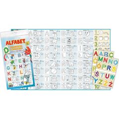 Wydawnictwo Jako Kolorowanka XL z naklejkami. Alfabet