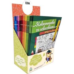 Kolorowanka ze szlaczkiem display 60szt
