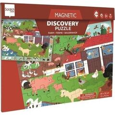 Puzzle magnetyczne i gra 2w1 Farma