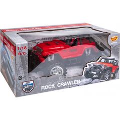 Auto RC rock crawler czerwone Smily Play