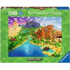 ML Ravensburger Polska Puzzle 1500 elementów Minecraft World