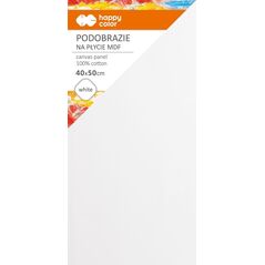 Podobrazie bawełniane 40x50 impregnowane białe tablica malarska MDF 4mm