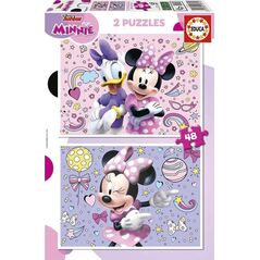 Puzzle 2x48 Myszka Minnie