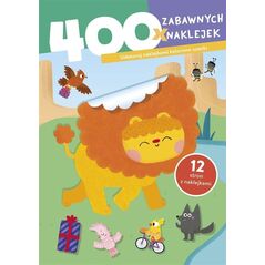 400 zabawnych naklejek. Lew