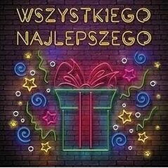 Karnet KW Prezent neon
