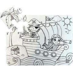 Puzzle Wyspa Piratów Funny Mat STRIGO