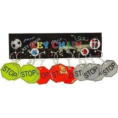 Brelok odblaskowy znak stop (12szt)