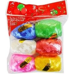 Wstążka kolorowa pastelowa 6szt