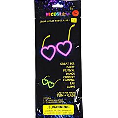 Okulary serca Glow stick