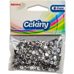 Cekiny błyszczące B 200 srebrny