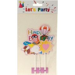 Topper na tort samolot 29x16cm