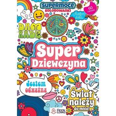 Super dziewczyna. SuperMoce kolorowanki