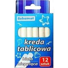 Kreda tablicowa 12szt biała