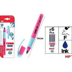 Pióro wieczne 0.5mm z wkładami różowe