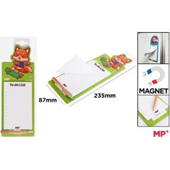 Notes magnetyczny na lodówkę z ołówkiem