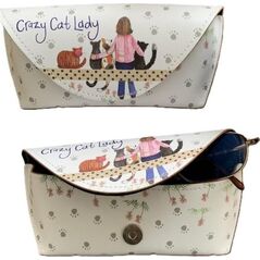 Etui na okulary GL09 Crazy Cat Lady Kociara