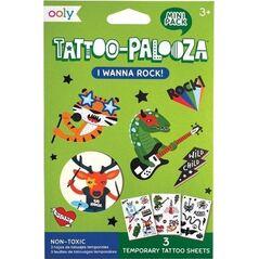 Tatuaże zmywalne mini Tattoo Palooza - Rock